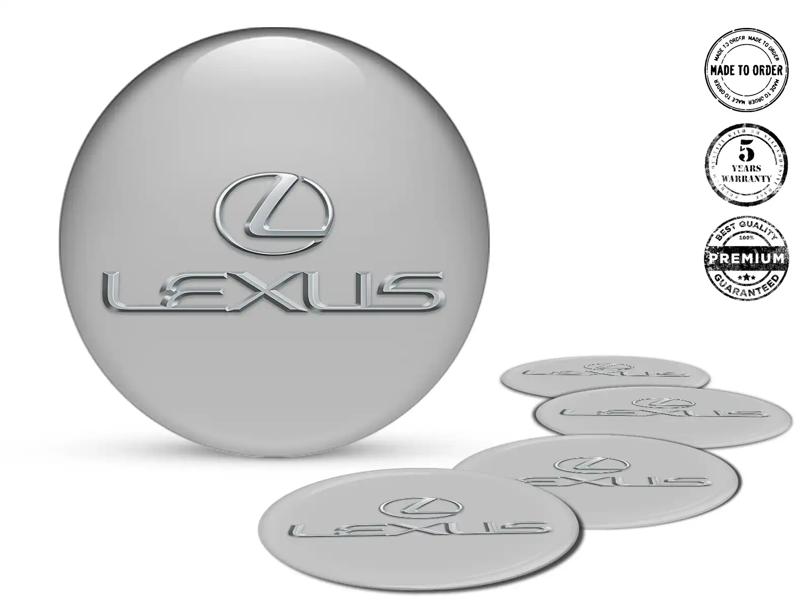 Lexus Calcomanías de Rueda Edición Pegatinas de Silicona Racing
